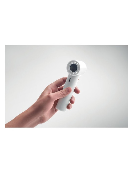 GLACI Mini ventilateur haute vitesse Couleurs : blanc cadeau collaborateur premium