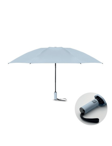 AGUMBE Parapluie tempête de 23" Couleurs : bleu bébé impression haute définition