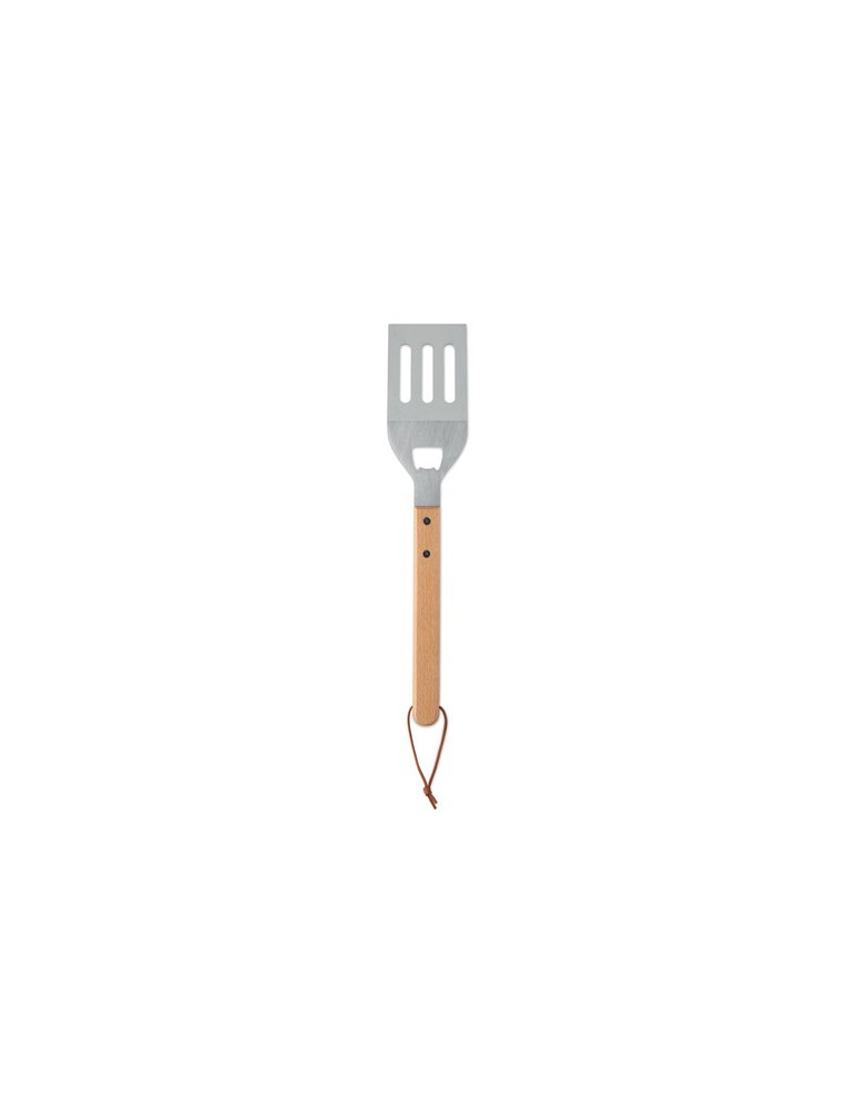 OPENCOOK Spatule pour barbecue en hêtre Couleurs : bois personnalisable avec votre logo