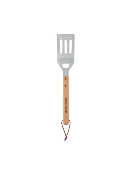 OPENCOOK Spatule pour barbecue en hêtre Couleurs : bois impression haute définition