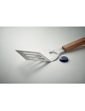 OPENCOOK Spatule pour barbecue en hêtre Couleurs : bois marquage laser ultra précis