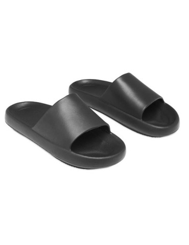 EVASLIDE Claquettes en EVA Taille 44/45 Couleurs : noir