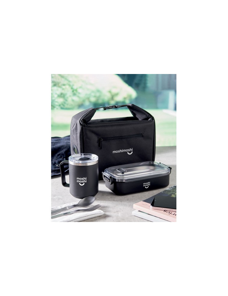 WINTRY Sac déjeuner isotherme Couleurs : noir impression haute définition