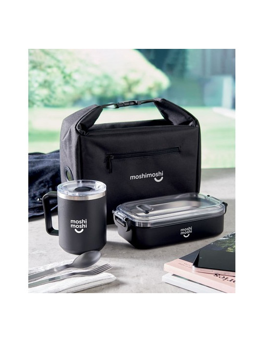 WINTRY Sac déjeuner isotherme Couleurs : noir impression haute définition