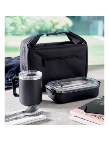 WINTRY Sac déjeuner isotherme Couleurs : noir marquage laser ultra précis