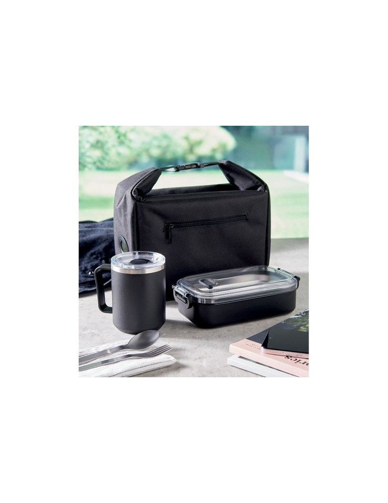 WINTRY Sac déjeuner isotherme Couleurs : noir marquage laser ultra précis