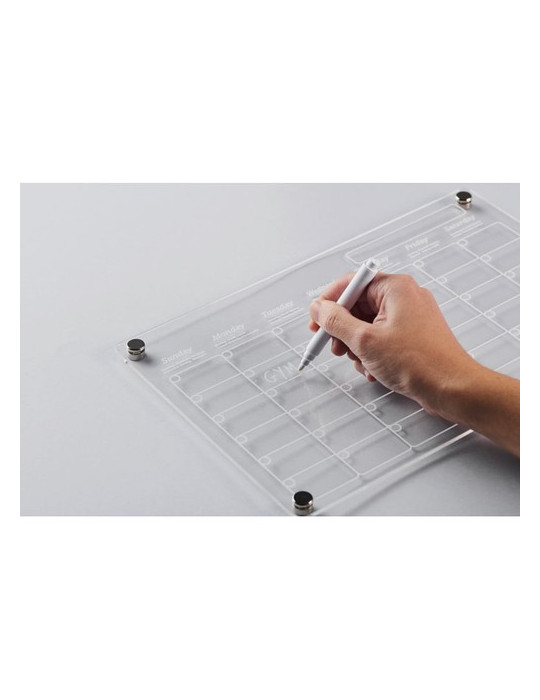 PLANIT Planificateur magnétique Couleurs : transparent impression haute définition