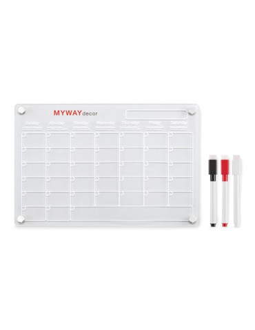 PLANIT Planificateur magnétique Couleurs : transparent marquage laser ultra précis
