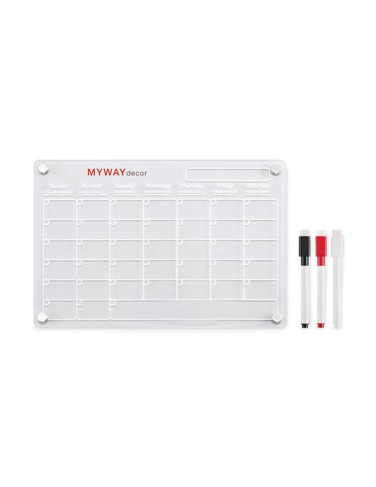 PLANIT Planificateur magnétique Couleurs : transparent marquage laser ultra précis