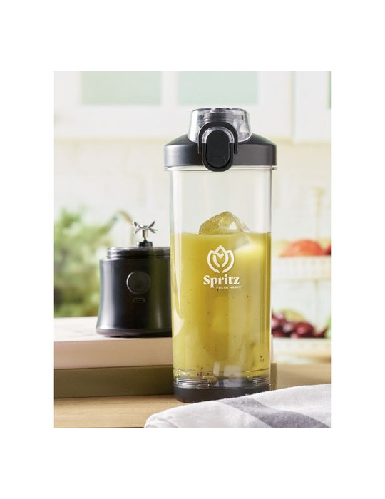 MIXIE Mixeur portatif pour smoothie Couleurs : noir impression haute définition