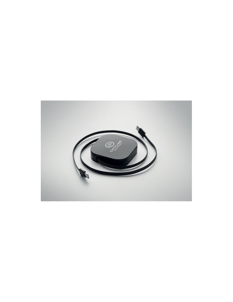 LINEA 100 Câble rétractable de W Couleurs : noir personnalisation rapide en France