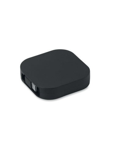 LINEA 100 Câble rétractable de W Couleurs : noir goodies personnalisé en stock