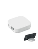 LINEA 100 Câble rétractable de W Couleurs : blanc personnalisable avec votre logo