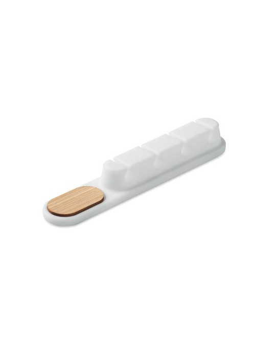 ORDER Séparateur câbles en silicone Couleurs : blanc