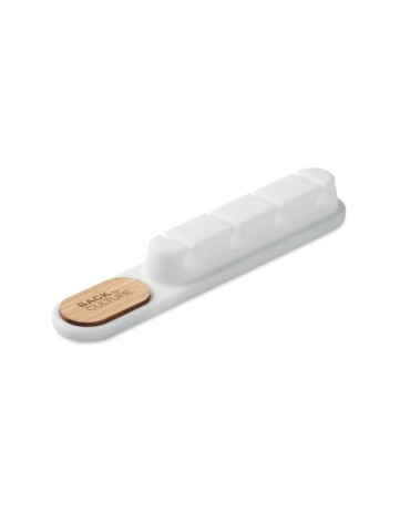 ORDER Séparateur câbles en silicone Couleurs : blanc cadeau collaborateur premium