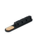 ORDER Séparateur câbles en silicone Couleurs : noir personnalisable avec votre logo