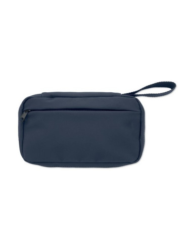 VANIT Trousse de toilette 600D RPET Couleurs : bleu marine cadeau entreprise pas cher