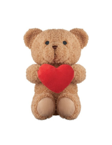 SNUGGLE Grand Ourson avec cœur 23cm Couleurs : rouge