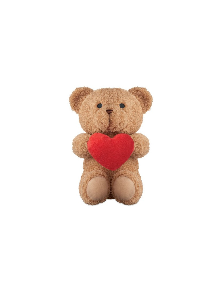SNUGGLE Grand Ourson avec cœur 23cm Couleurs : rouge