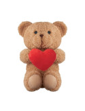 SNUGGLE Grand Ourson avec cœur 23cm Couleurs : rouge