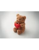 SNUGGLE Grand Ourson avec cœur 23cm Couleurs : rouge impression haute définition