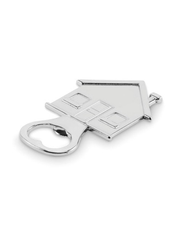 MYHOUSE Décapsuleur en forme de maison Couleurs : argenté mat