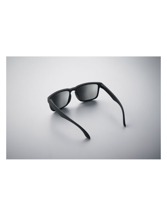 CRETE Lunettes de soleil UV400 Couleurs : argenté brillant objet publicitaire robuste