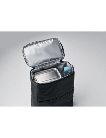 MUFRIO Sac à dos isotherme RPET Couleurs : noir cadeau affaires élégant