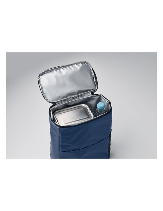 MUFRIO Sac à dos isotherme RPET Couleurs : bleu marquage couleur éclatante