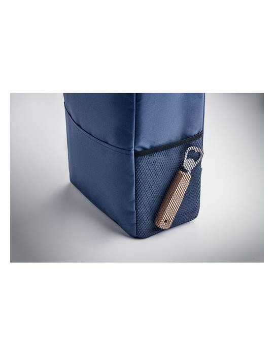 MUFRIO Sac à dos isotherme RPET Couleurs : bleu goodies personnalisé en stock