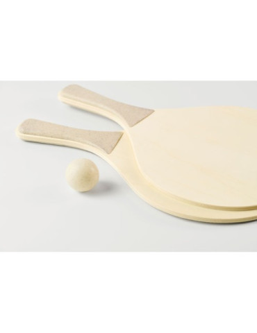 IWON Set de raquettes plage Couleurs : bois 2