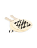 IWON Set de raquettes plage Couleurs : bois impression haute définition