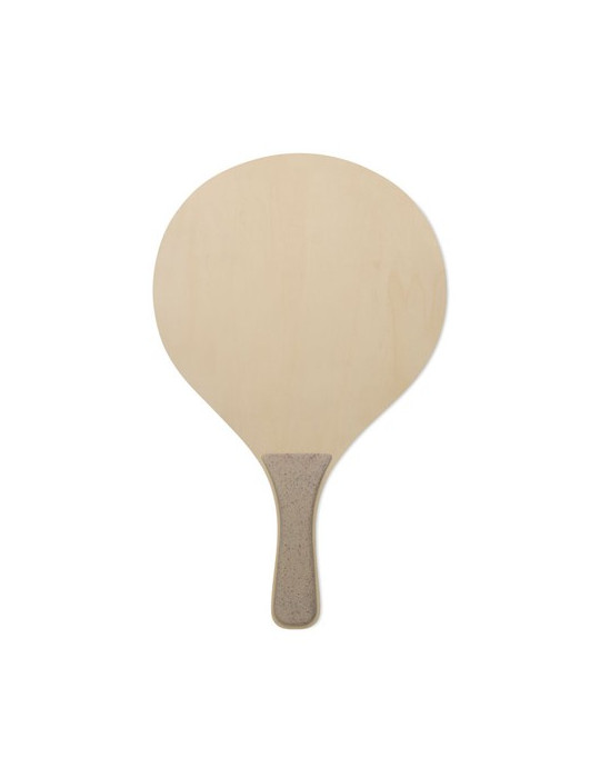 IWON Set de raquettes plage Couleurs : bois personnalisation rapide en France