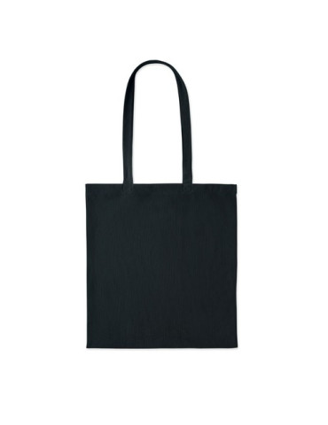 CORDY B Sac shopping en velours côtelé Couleurs : noir impression haute définition
