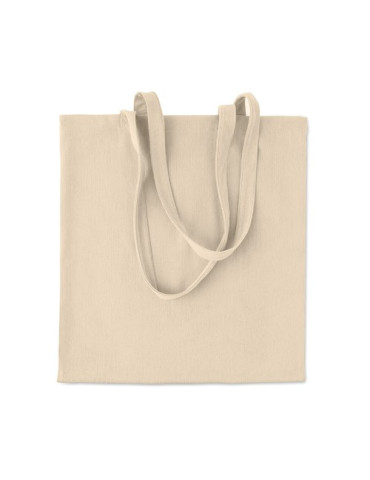 CORDY B Sac shopping en velours côtelé Couleurs : beige personnalisable avec votre logo
