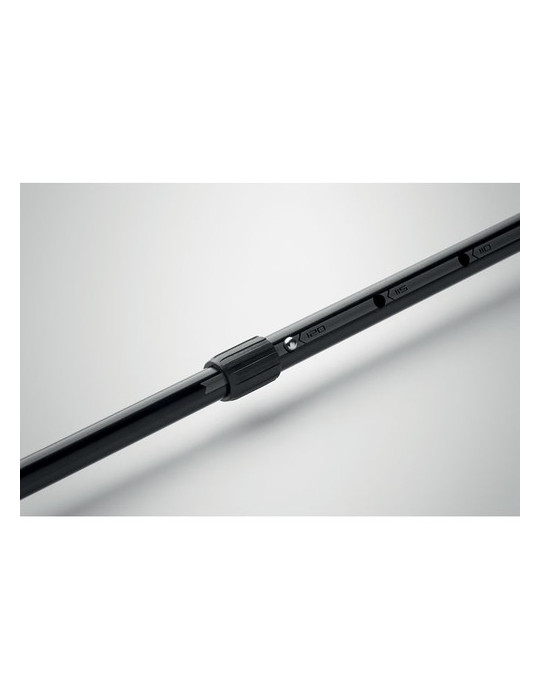 NOLE ONE Bâton de marche télescopique Couleurs : noir impression haute définition