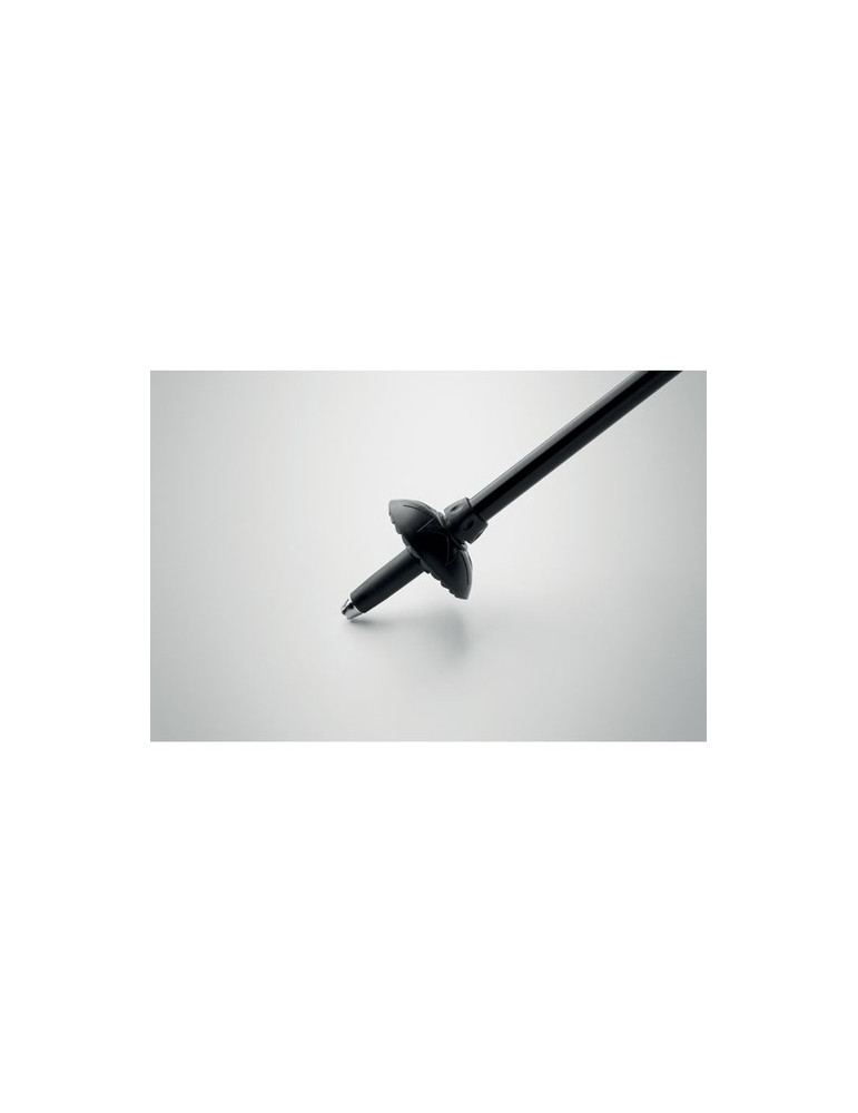 NOLE ONE Bâton de marche télescopique Couleurs : noir marquage laser ultra précis