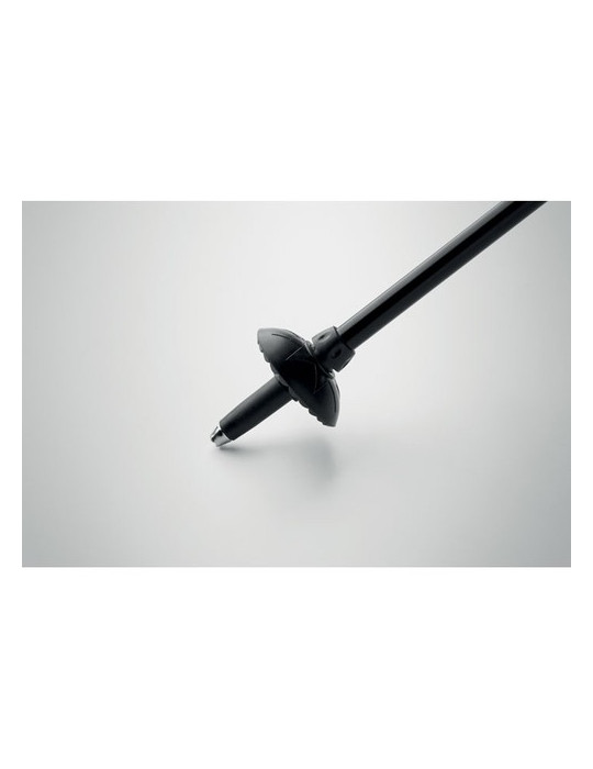 NOLE ONE Bâton de marche télescopique Couleurs : noir marquage laser ultra précis