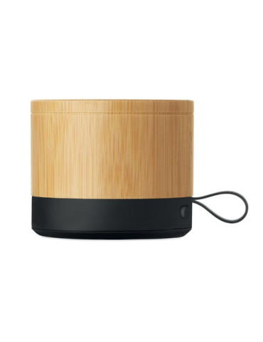 RECAR BAMBOO Haut-parleur 5.1 sans fil Couleurs : bois goodies publicitaire événementiel