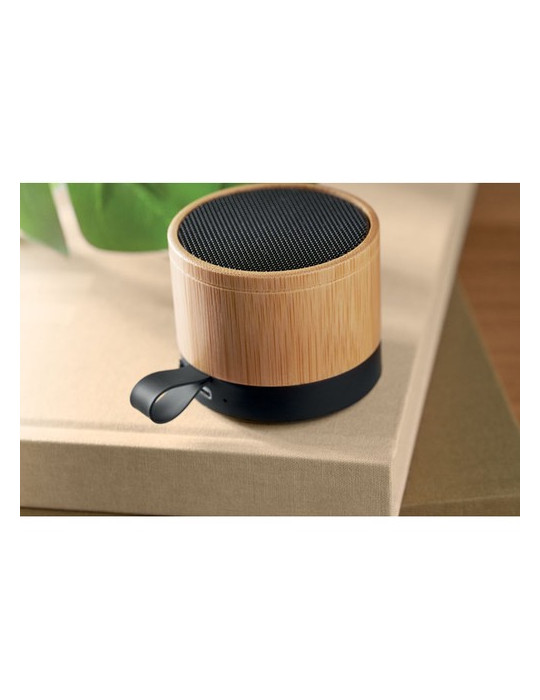 RECAR BAMBOO Haut-parleur 5.1 sans fil Couleurs : bois accessoire événementiel unique