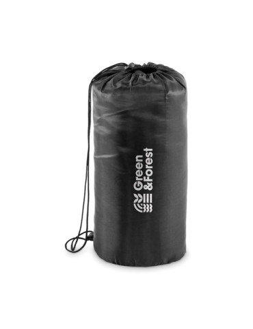 ASLEEP Sac de couchage pour extérieur Couleurs : noir impression haute définition