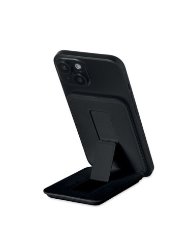 KARTA STAND Porte-cartes magnétique Couleurs : noir cadeau entreprise pas cher