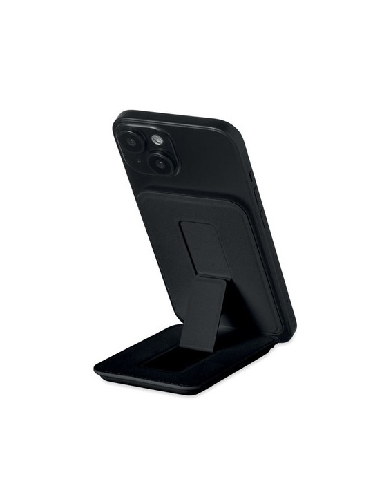KARTA STAND Porte-cartes magnétique Couleurs : noir cadeau entreprise pas cher