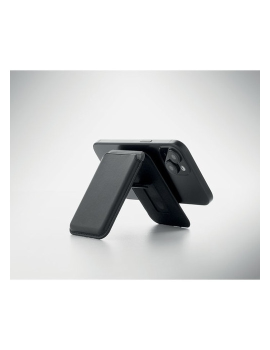 KARTA STAND Porte-cartes magnétique Couleurs : noir marquage laser ultra précis