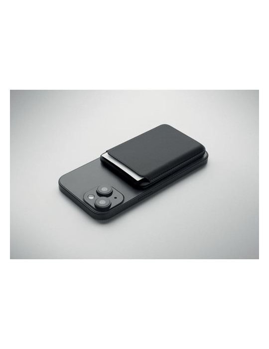 KARTA STAND Porte-cartes magnétique Couleurs : noir impression logo haute qualité