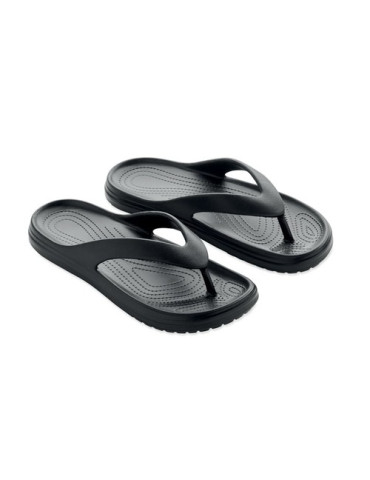EVASLIP Tongs en EVA. Taille 38/39. Couleurs : noir
