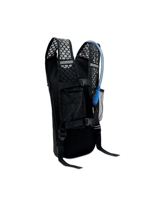 CONFI Sac à dos de sport 420D PU Couleurs : noir personnalisable avec votre logo