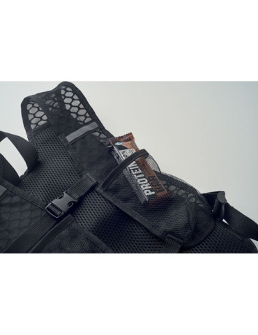 CONFI Sac à dos de sport 420D PU Couleurs : noir marquage laser ultra précis