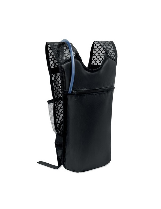 CONFI Sac à dos de sport 420D PU Couleurs : noir objet promotionnel éco-responsable