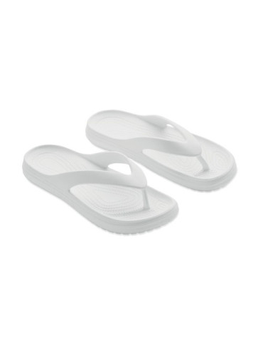 EVASLIP Tongs en EVA. Taille 42/43. Couleurs : blanc